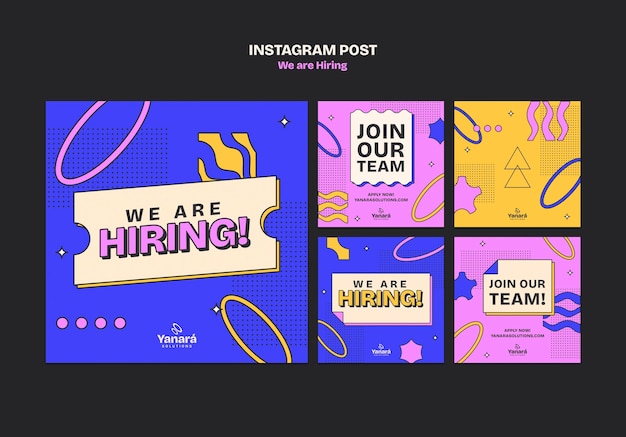Estamos contratando puestos en Instagram