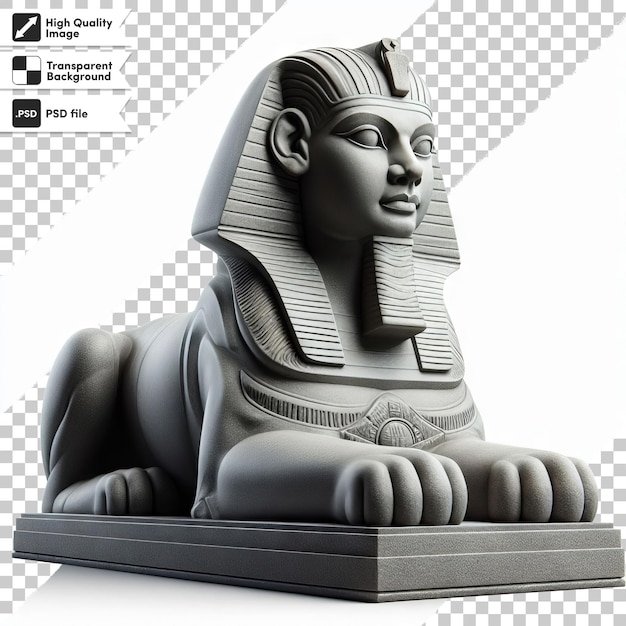 PSD una estatua de una cabeza de un león se muestra en una foto