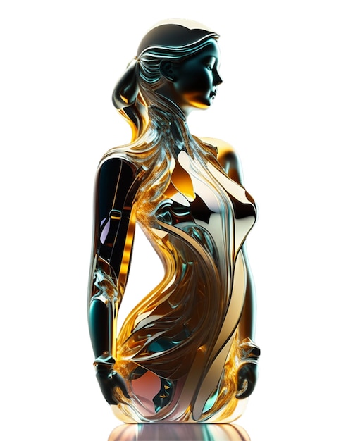 PSD estátua da mulher de vidro 2