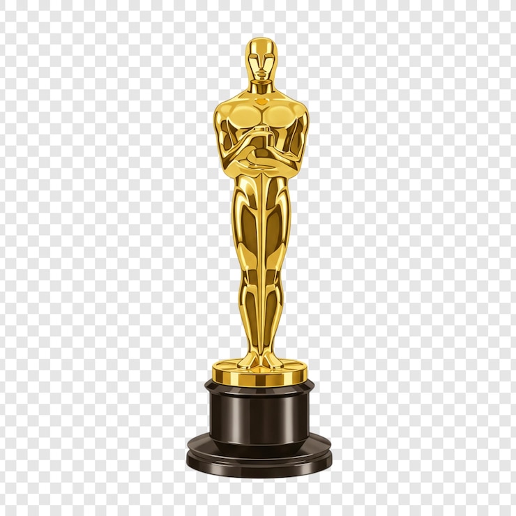 PSD estátua dourada do oscar