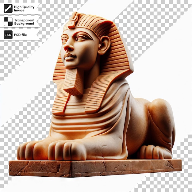 PSD una estatua de un león se muestra con la palabra h k en él