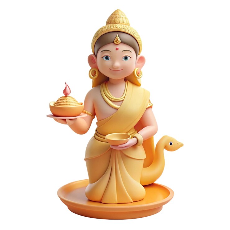 PSD una estatuilla de un buda con un pato en la cabeza