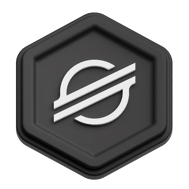PSD estelar moneda criptográfica icono 3d aislado en el fondo blanco