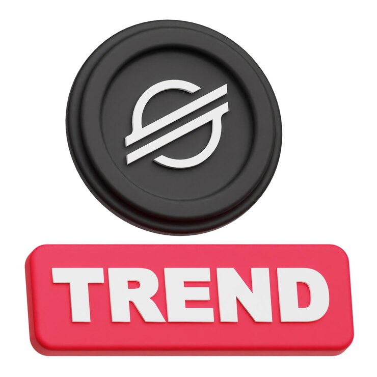 PSD estelar moneda criptográfica icono 3d aislado en el fondo blanco