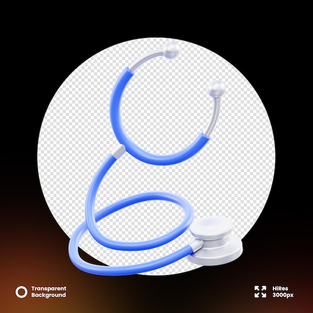 Estetoscopio 3D para médicos