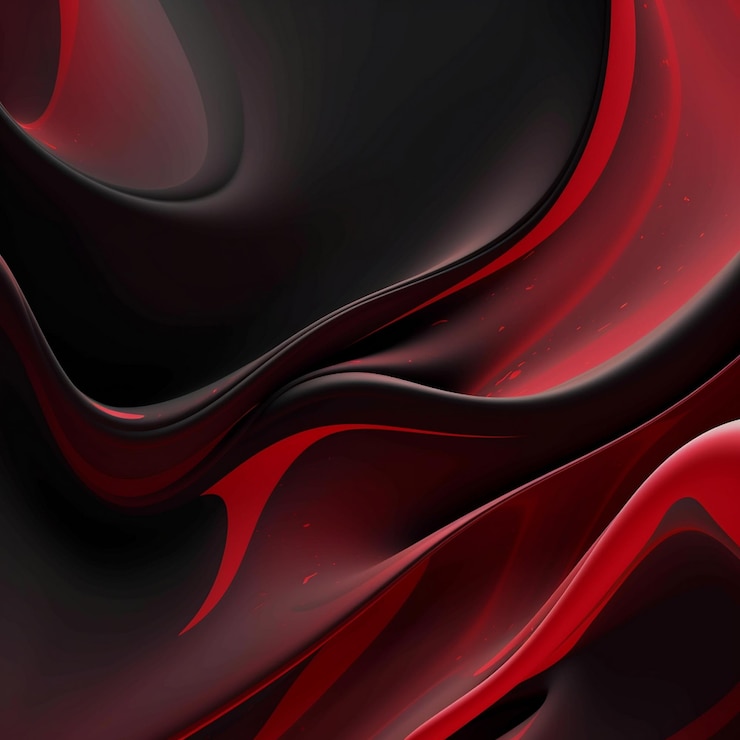 PSD estilo de arte digital de diseño minimalista de fondo rojo y negro abstracto