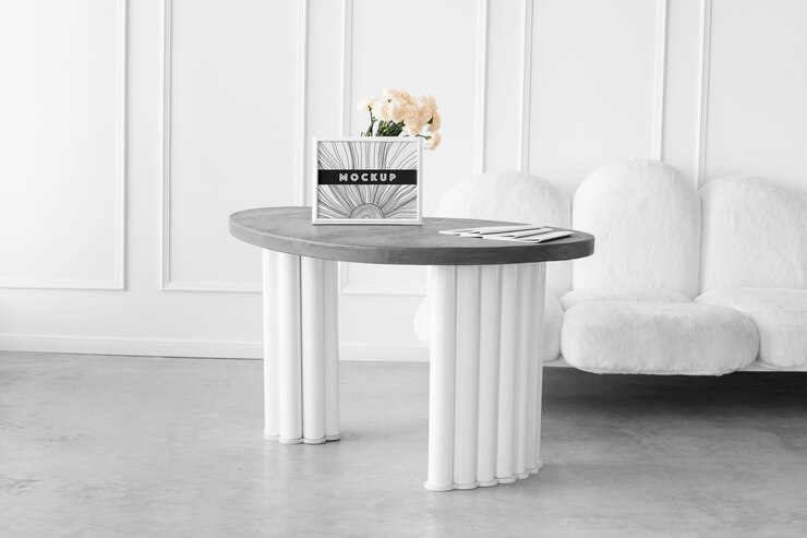 Estilo de design de interiores pós-moderno com molduras na parede