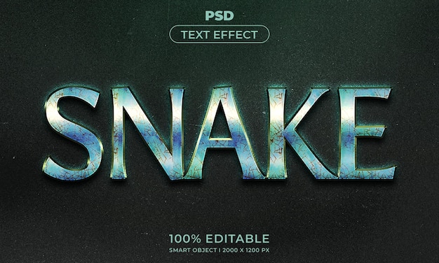Estilo de efeito de texto editável 3D com plano de fundo
