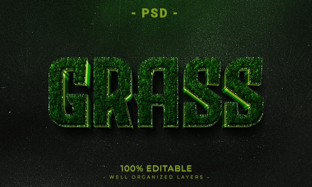 Estilo de efeito de texto editável 3D com plano de fundo