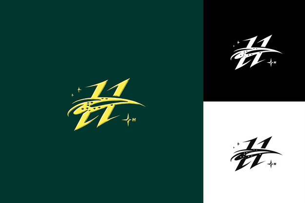 Estilo de diseño del logotipo con la letra H en forma de C Ilustración Diseños vectoriales del logotipo