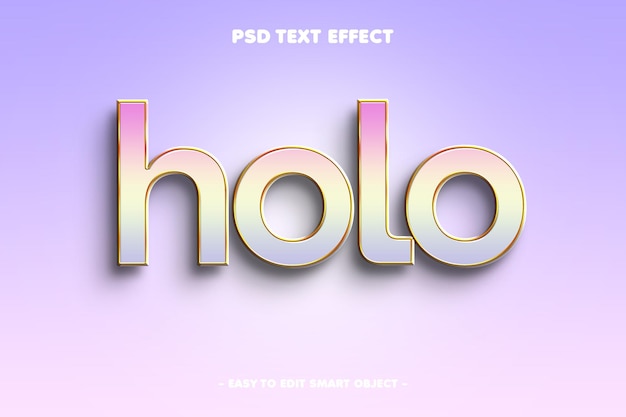 Estilo dorado elegante real Efecto de texto