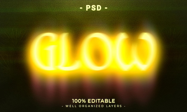 Estilo de efecto de texto 3D editable con fondo