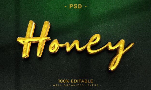 Estilo de efecto de texto 3D editable con fondo