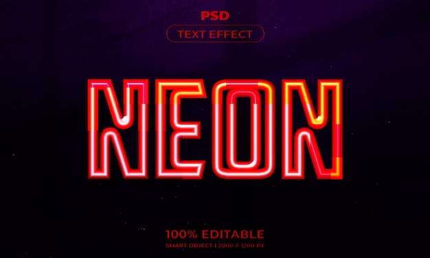 Estilo de efecto de texto 3D editable con fondo