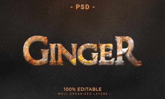 Estilo de efecto de texto 3D editable con fondo