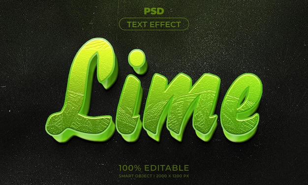Estilo de efecto de texto 3D editable con fondo