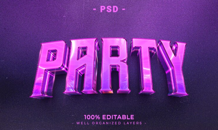 PSD estilo de efecto de texto editable 3d con fondo