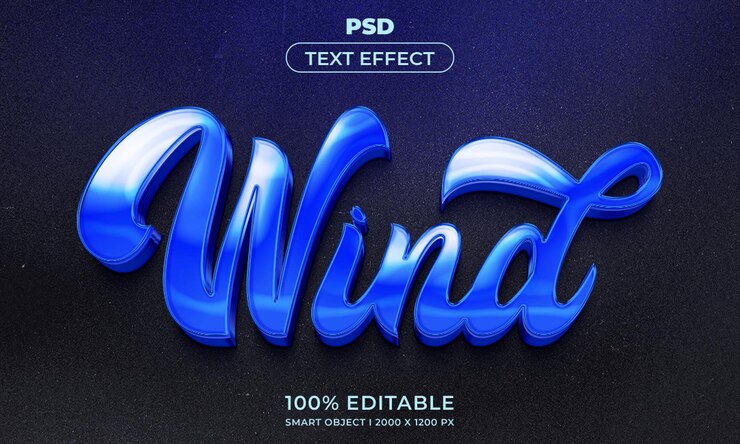PSD estilo de efecto de texto editable 3d con fondo
