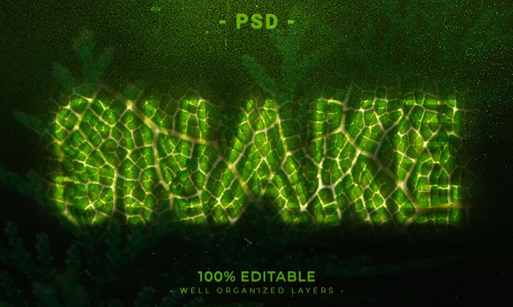 PSD estilo de efecto de texto editable 3d con fondo