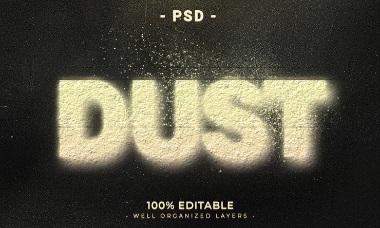 PSD estilo de efecto de texto editable 3d con fondo