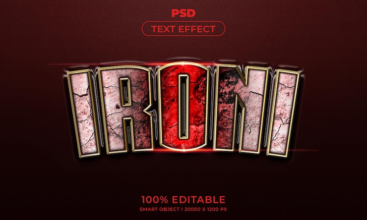 PSD estilo de efecto de texto editable 3d con fondo