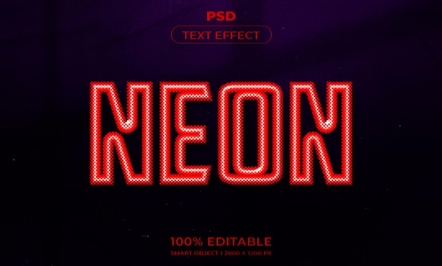 Estilo de efecto de texto editable 3d con fondo