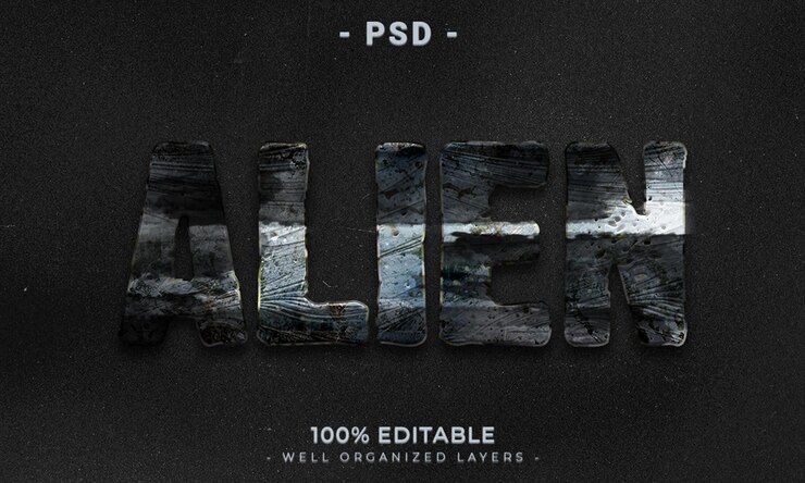PSD estilo de efecto de texto editable 3d con fondo