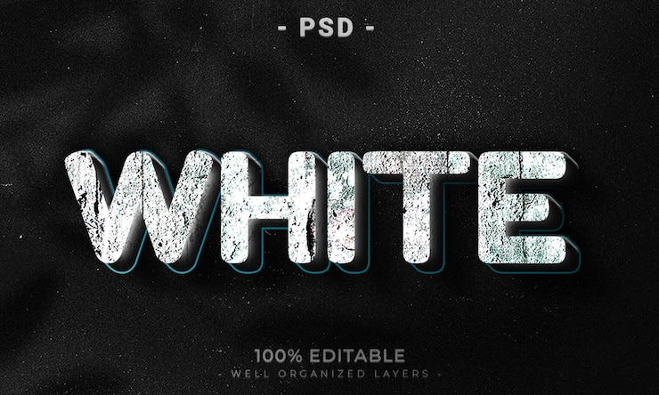 PSD estilo de efecto de texto editable 3d con fondo