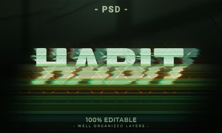 PSD estilo de efecto de texto editable 3d con fondo