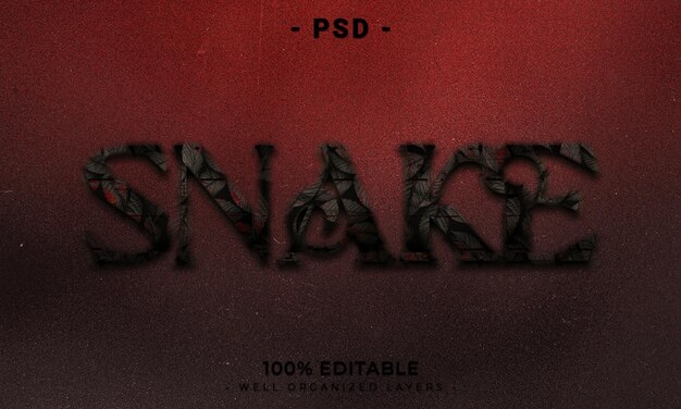Estilo de efecto de texto editable 3d con fondo