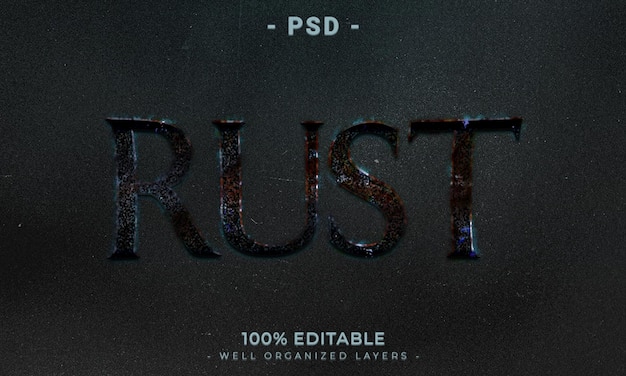 Estilo de efecto de texto editable 3d con fondo