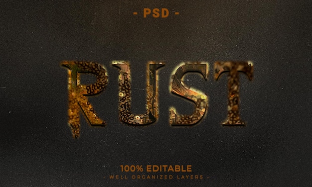 Estilo de efecto de texto editable 3d con fondo