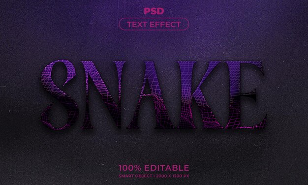 Estilo de efecto de texto editable 3d con fondo
