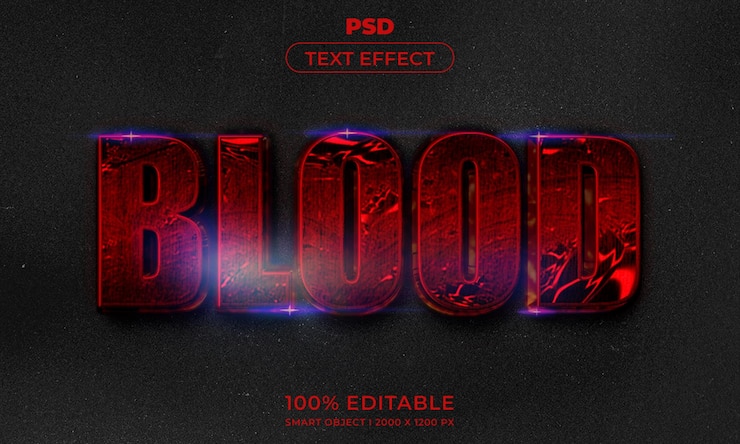PSD estilo de efecto de texto editable 3d con fondo