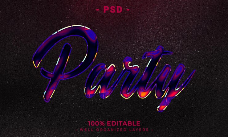 PSD estilo de efecto de texto editable 3d con fondo