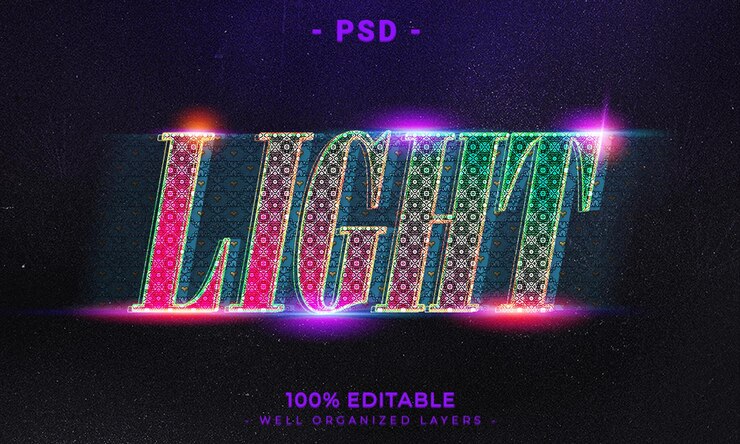 PSD estilo de efecto de texto editable 3d con fondo