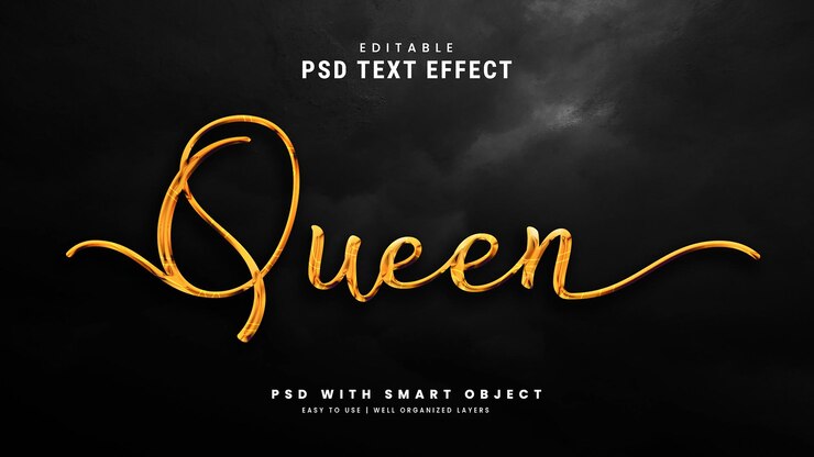 PSD estilo de efecto de texto editable 3d psd premium