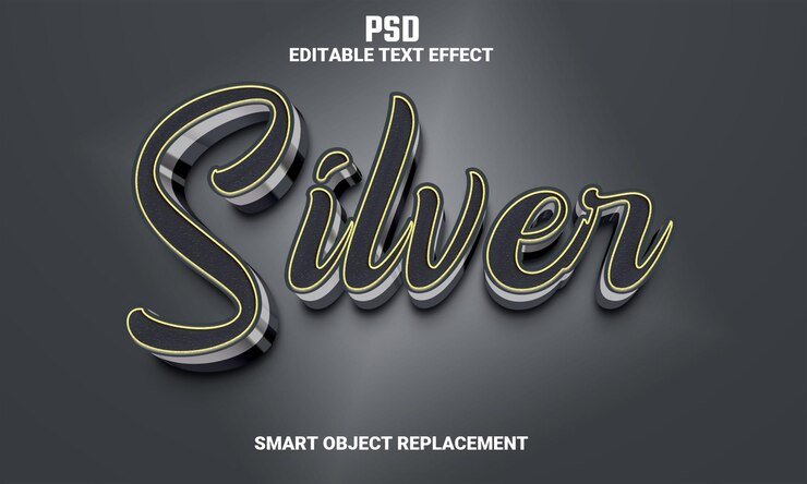 PSD estilo de efecto de texto fragmentado