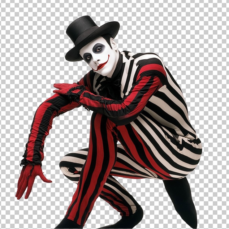 PSD estilo de tiro medio de salvatore sobre un fondo transparente
