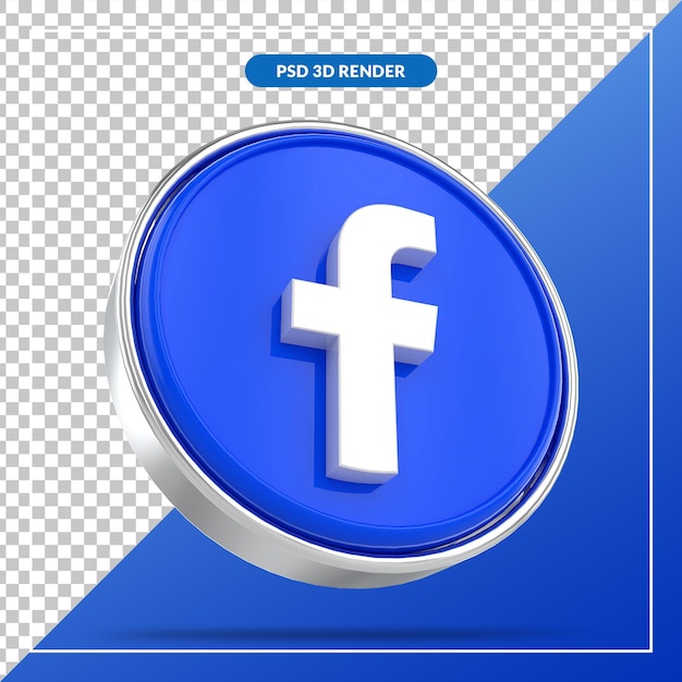 Estilos 3d de mídia social do facebook