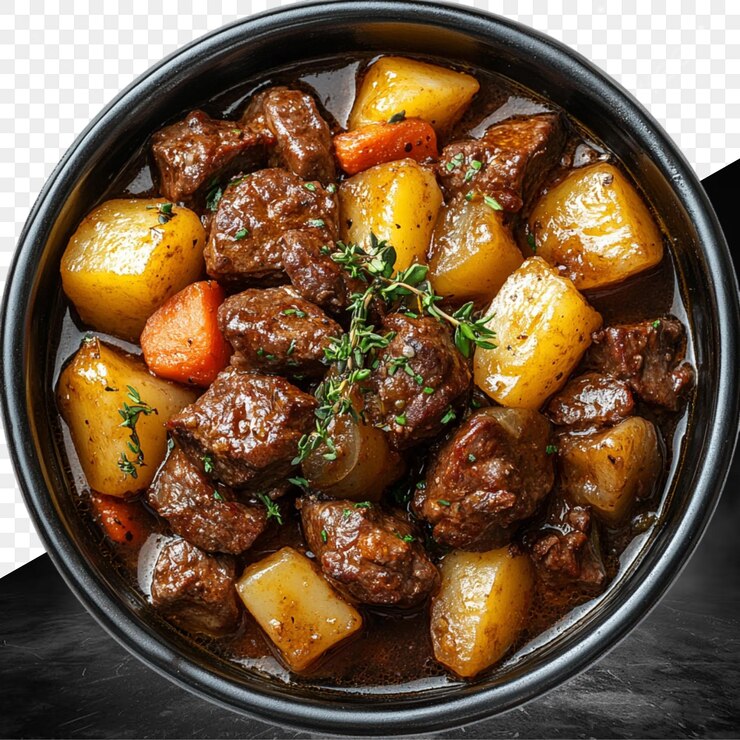 PSD estofado de carne con patatas y zanahorias