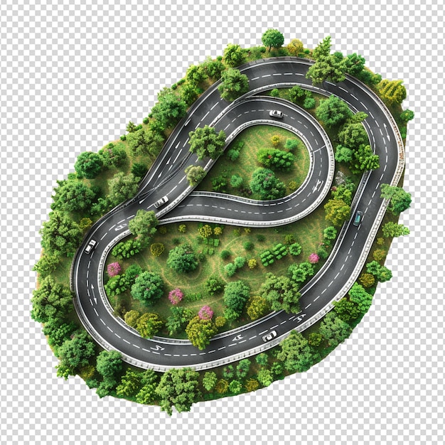 Estrada curva png