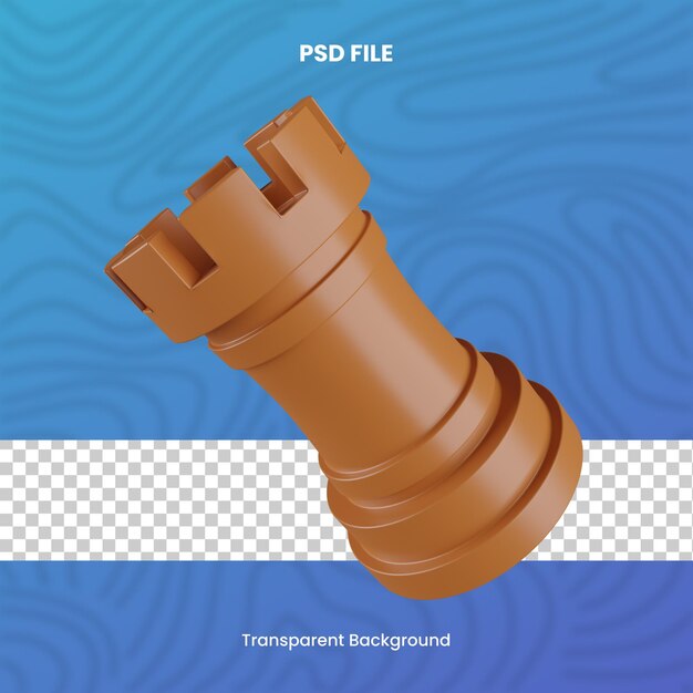 PSD estratégia 3d com fundo transparente renderização de alta qualidade