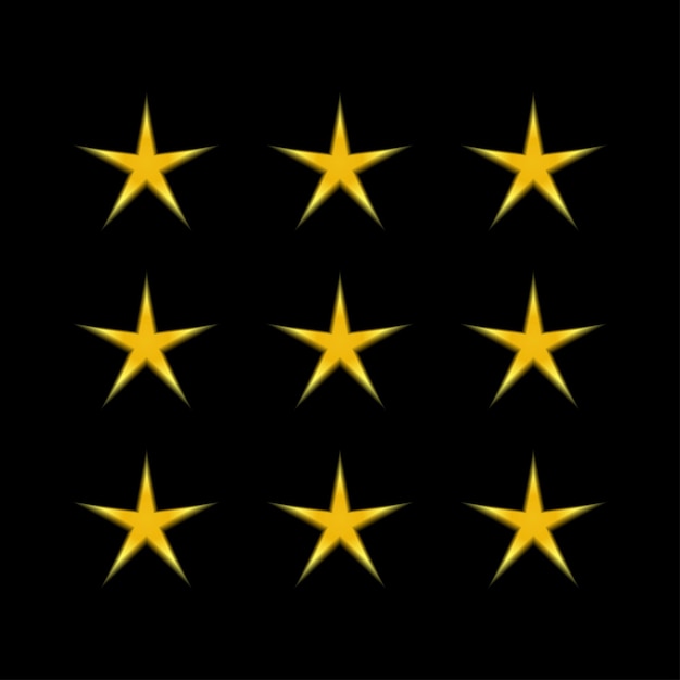 Estrela ilustrada realista