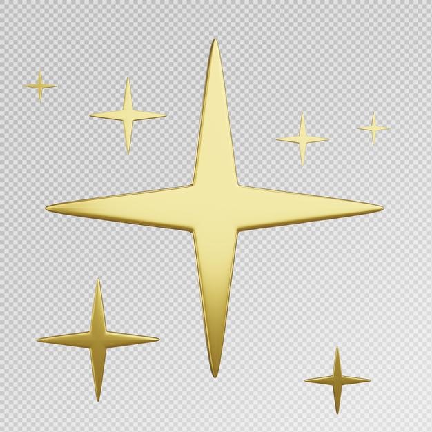 la estrella dorado brillante
