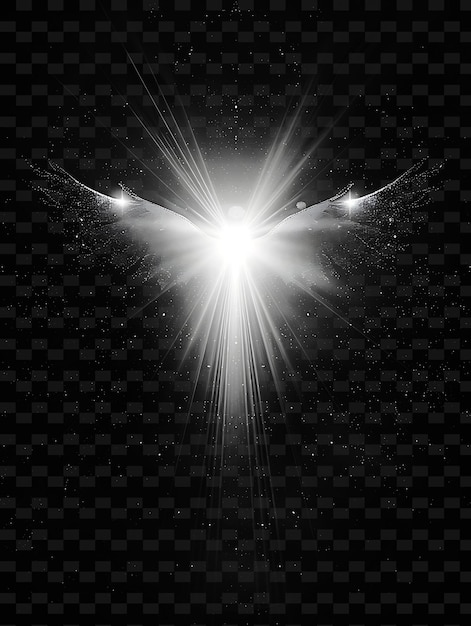 una estrella que está sobre un fondo negro