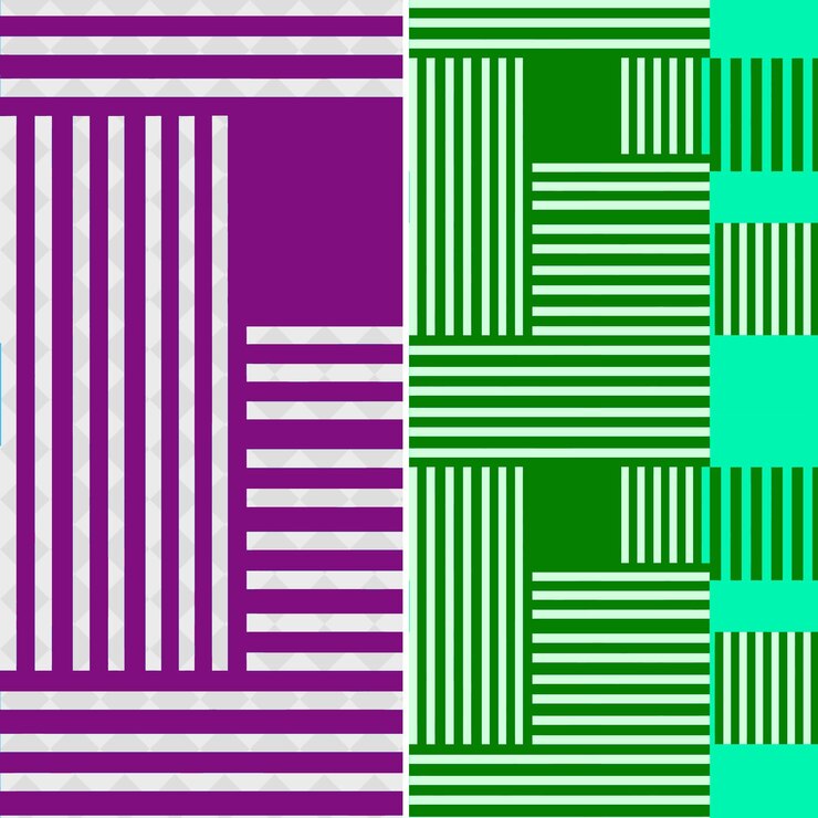 PSD estripes patrones con formas geométricas y ajustados en rectángulo vector geométrico abstracto creativo