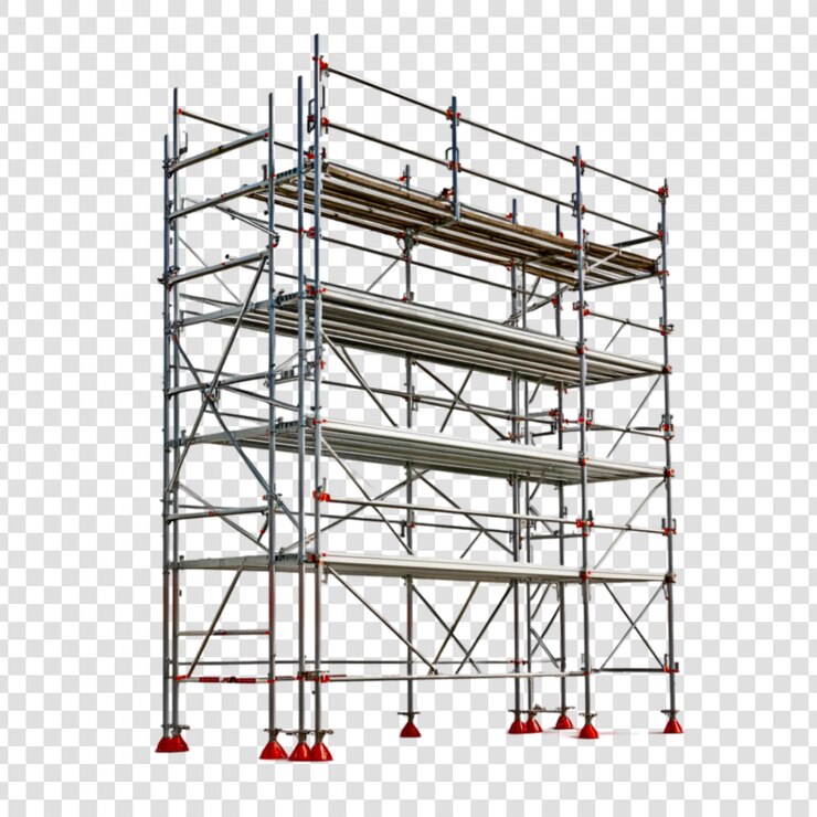 PSD estrutura de andaime metálica para equipamentos de segurança para obras de construção projeto de edifício alto