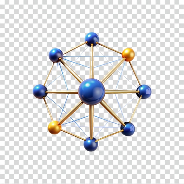 Estrutura molecular abstrata