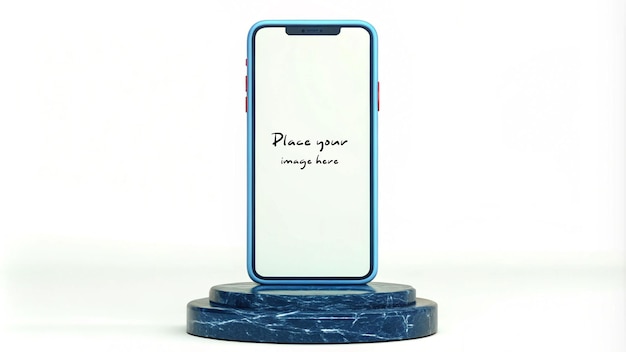 un estuche para teléfono con Mockup Design